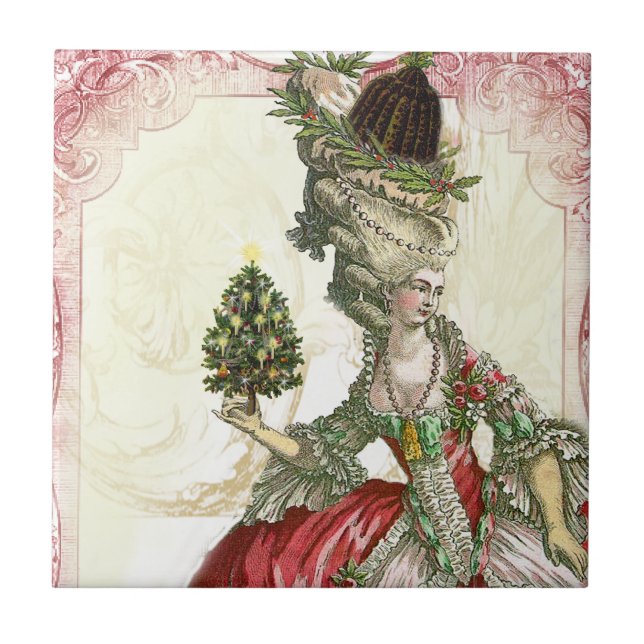 Azulejo De Cerâmica Joyeux Noel (Frente)