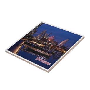 Azulejo De Cerâmica JP006 YOKOHAMA, Japão, Ásia,