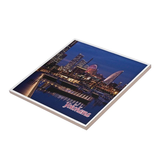 Azulejo De Cerâmica JP006 YOKOHAMA, Japão, Ásia, (Lateral)