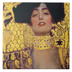 Azulejo De Cerâmica Judith (Lady in Dourado), Gustav Klimt