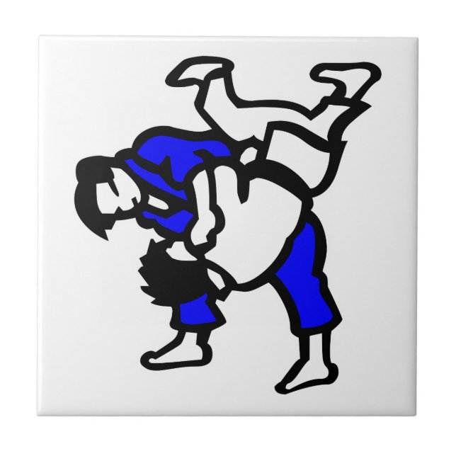 Azulejo De Cerâmica Judo (Frente)