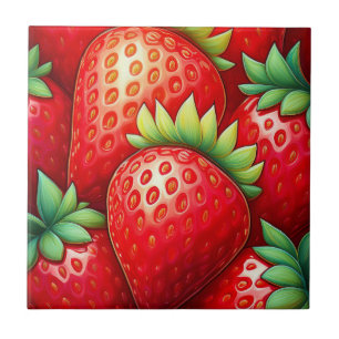 Azulejo De Cerâmica Juicy Strawberry