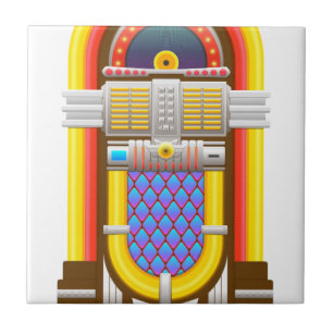 Azulejo De Cerâmica jukebox antiquada