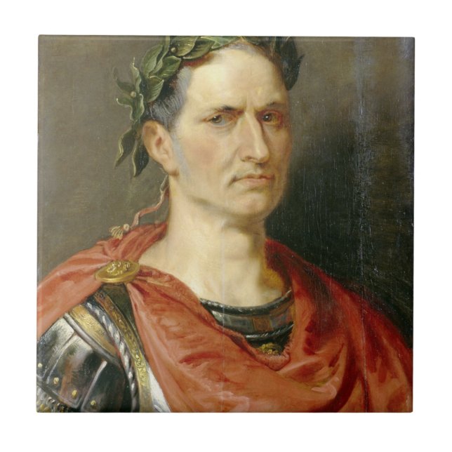 Azulejo De Cerâmica Julius Caesar Portrait (Frente)