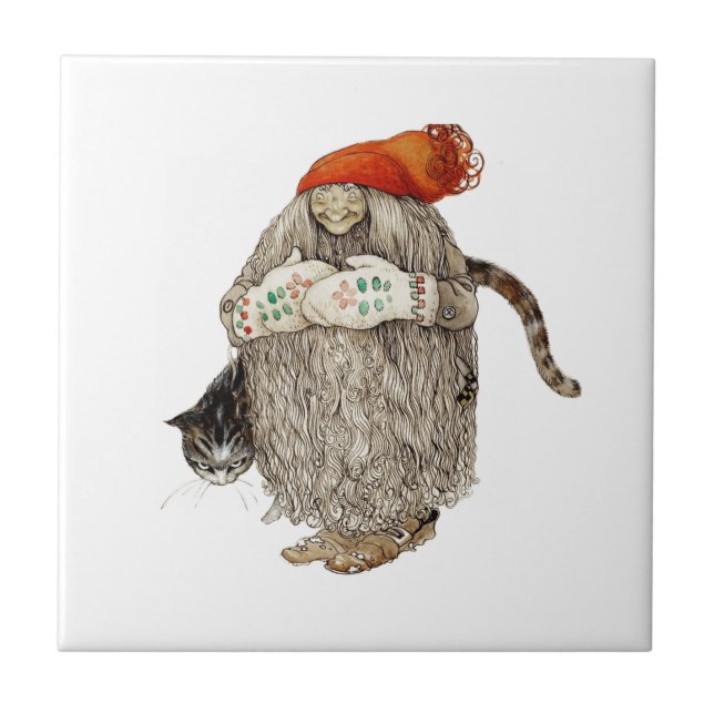 Azulejo De Cerâmica Jultomten (Frente)