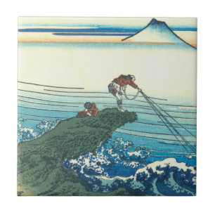 Azulejo De Cerâmica Kajikazawa na província de Kai