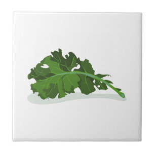 Azulejo De Cerâmica Kale Leaf