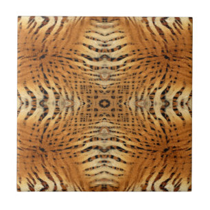 Azulejo De Cerâmica Kaleidoscope Tigre Pele Padrão