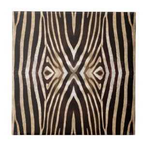 Azulejo De Cerâmica Kaleidoscope Zebra Pele