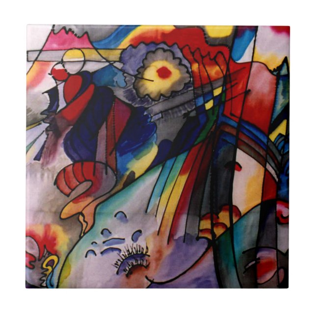 Azulejo De Cerâmica Kandinsky - 293 (Frente)