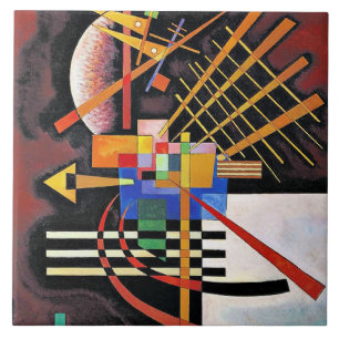 Azulejo De Cerâmica Kandinsky - Acima e à Esquerda,