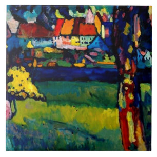 Azulejo De Cerâmica Kandinsky - Árvore da vida exportada