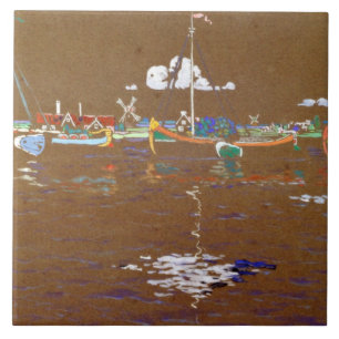 Azulejo De Cerâmica Kandinsky - Barcos