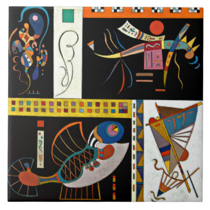 Azulejo De Cerâmica Kandinsky - Commuaunte
