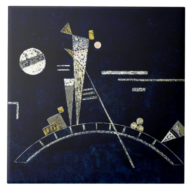 Azulejo De Cerâmica Kandinsky - Frágil (Frente)