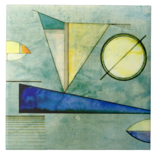 Azulejo De Cerâmica Kandinsky - Haze, abstrato trabalho de arte,