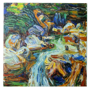 Azulejo De Cerâmica Kandinsky - Kochel - Waterfall II