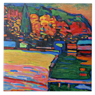 Azulejo De Cerâmica Kandinsky - Lago Starnberg