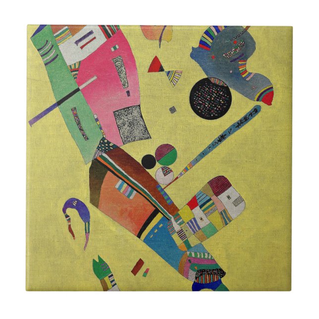 Azulejo De Cerâmica Kandinsky - Moderação (Frente)