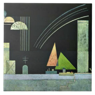 Azulejo De Cerâmica Kandinsky - No Resto, pintura famosa,