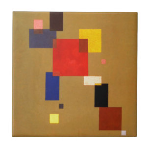 Azulejo De Cerâmica Kandinsky Treze Retângulos Abstrato Painting