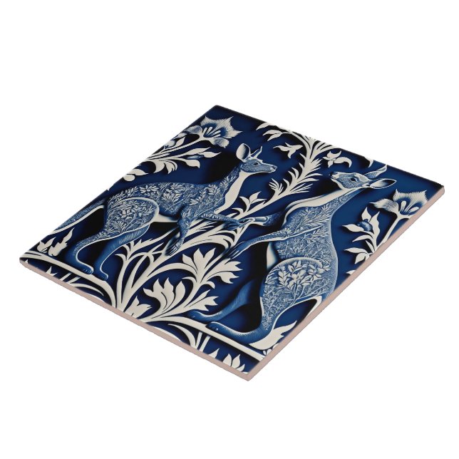 Azulejo De Cerâmica Kangaroo (Lateral)