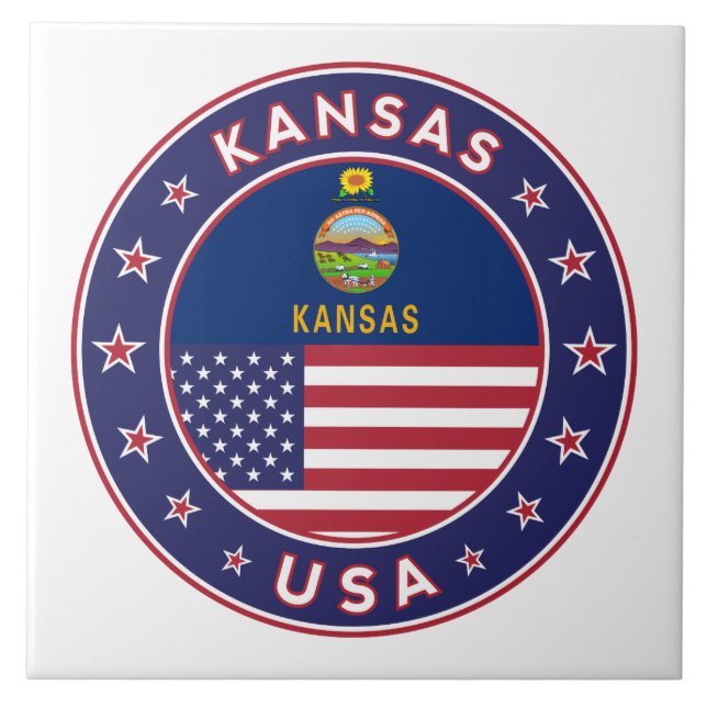 Azulejo De Cerâmica Kansas (Frente)