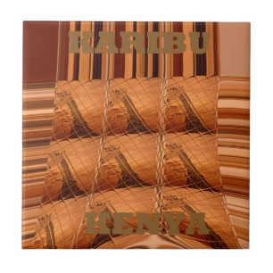 Azulejo De Cerâmica Karibu Giraffe Hakuna Matata Chic Art Col