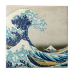 Azulejo De Cerâmica Katsushika Hokusai - A onda do Excelente de Kanaga<br><div class="desc">A onda de Excelentes de Kanagawa / A onda - Katsushika Hokusai,  1829-1833</div>