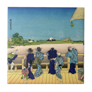 Azulejo De Cerâmica Katsushika Hokusai - Sala de Sazai, Temple 500 Rak