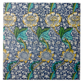 Azulejo De Cerâmica Kennet Pattern (por William Morris)