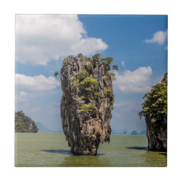 Azulejo De Cerâmica Khao Phing Kan Rock Island Phuket na Tailândia