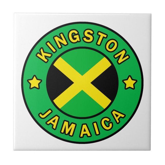 Azulejo De Cerâmica Kingston Jamaica (Frente)