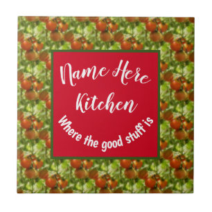 Azulejo De Cerâmica Kitchen Boas Coisas Tomates de Cereja Personalizad