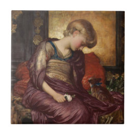 Azulejo De Cerâmica Kitten (por Frederic Leighton)