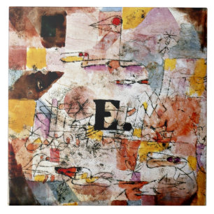 Azulejo De Cerâmica Klee - Aves Aquáticas - Pato,