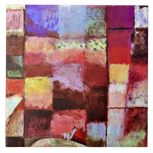 Azulejo De Cerâmica Klee - Esta Flor Deseja Desaparecer