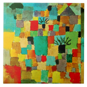 Azulejo De Cerâmica Klee - Jardins do Sul da Tunísia