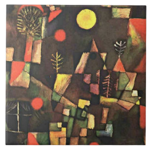Azulejo De Cerâmica Klee - Lua Cheia,