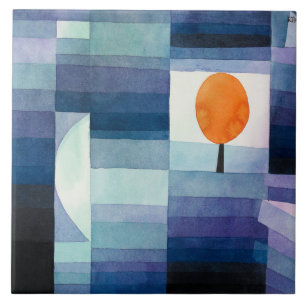 Azulejo De Cerâmica Klee - O prendedor do outono