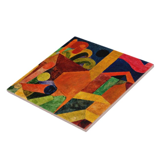 Azulejo De Cerâmica Klee - Paisagem com Sinalizadores (Lateral)