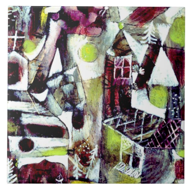 Azulejo De Cerâmica Klee - Swamp Legend (Frente)