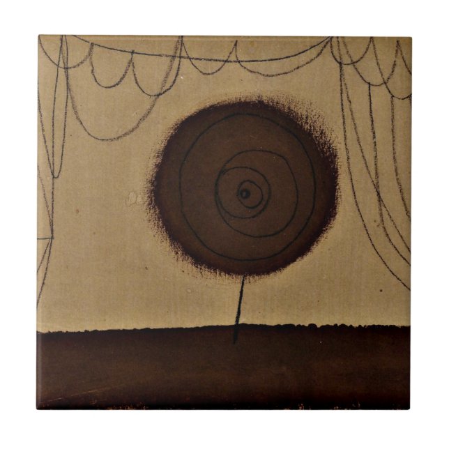 Azulejo De Cerâmica Klee - Uma Flor Executa (Frente)