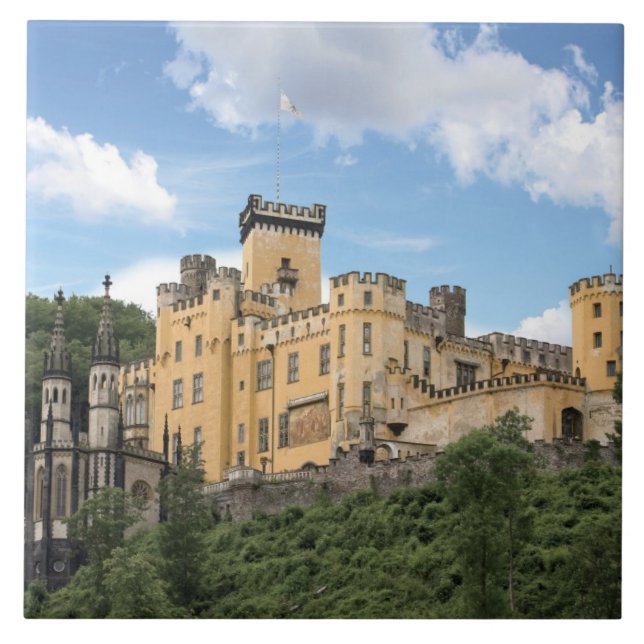 Azulejo De Cerâmica Koblenz, Alemanha, Castelo de Stolzenfels, Schloss (Frente)