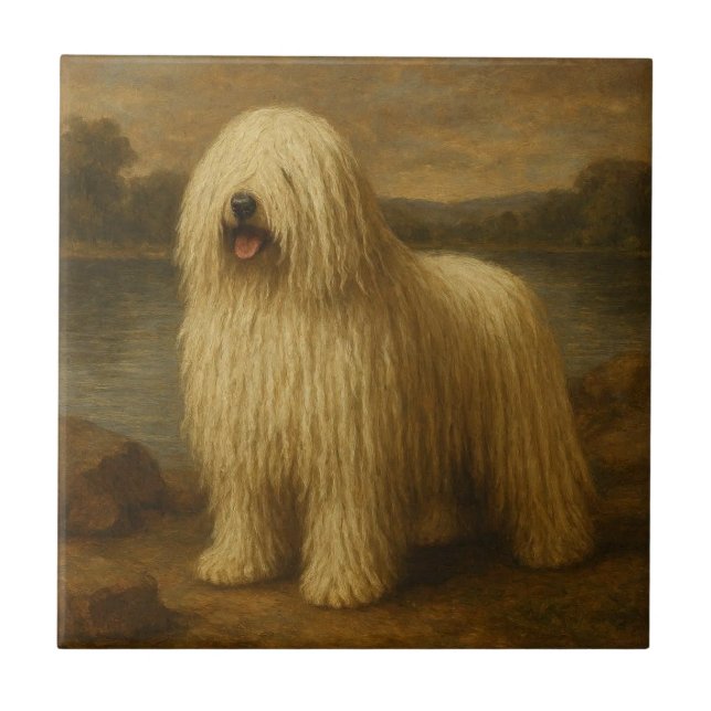 Azulejo De Cerâmica Komondor (Frente)