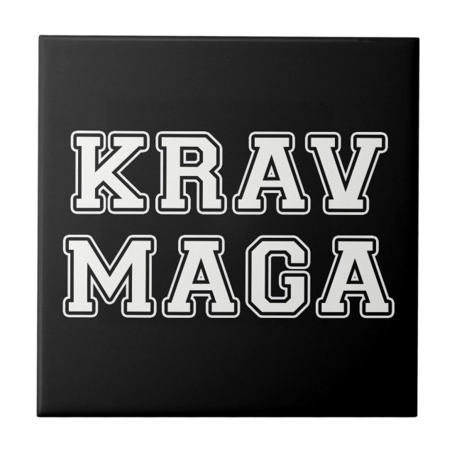 Azulejo De Cerâmica Krav Maga (Frente)