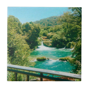 Azulejo De Cerâmica Krka Waterfall - Parque Nacional de Krka - Croácia