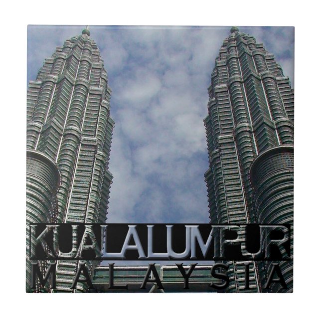 Azulejo De Cerâmica Kuala Lumpur (Frente)