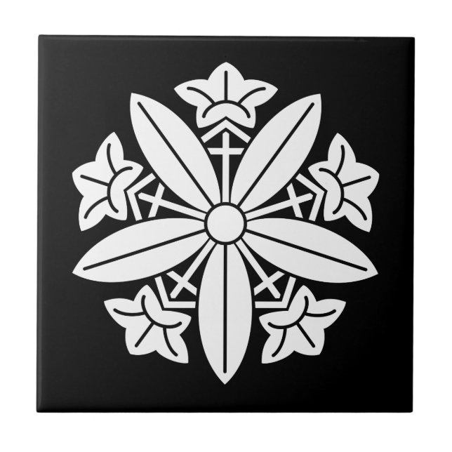 Azulejo de cerâmica Kuga genciana (Frente)