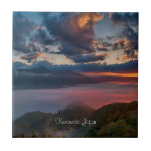 Azulejo De Cerâmica Kumamoto, Japão Sunset,